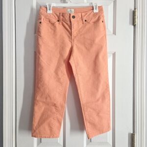Peach size 4 Petite capri pants